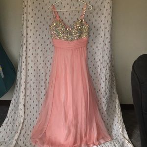 Sparkly Pink Formal Dress